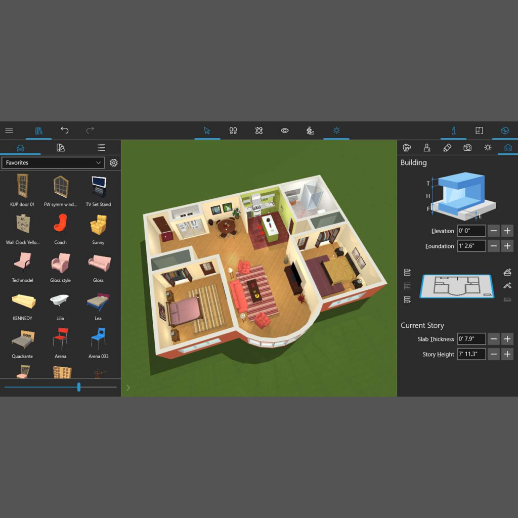 Програма для дизайну інтер'єру LiveHome 3d