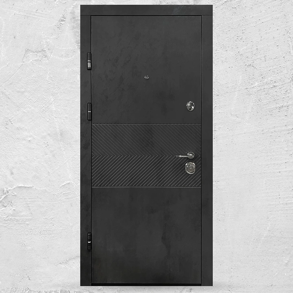 Надійні металеві двері міністерство дверей з шумоізоляцією