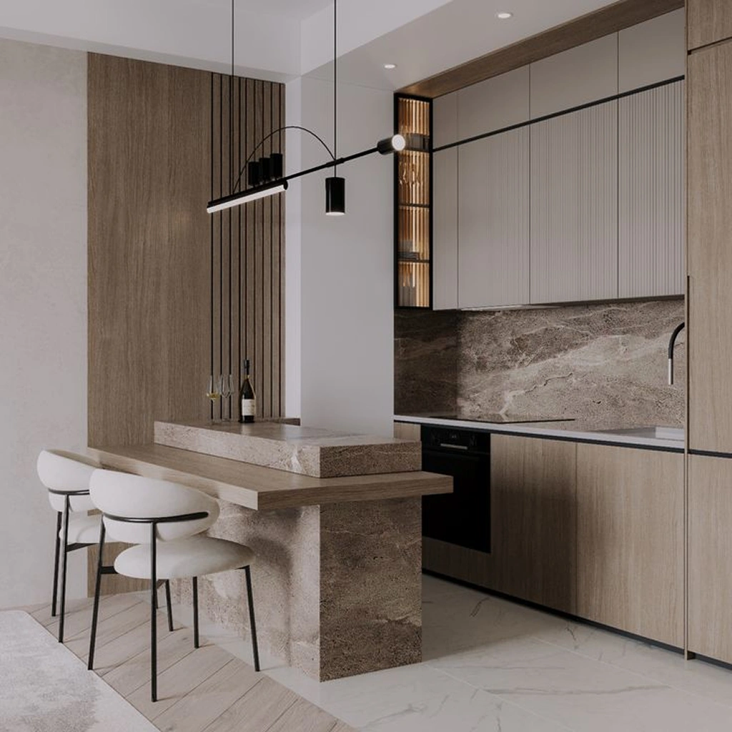 Оформление кухни в стиле модерн