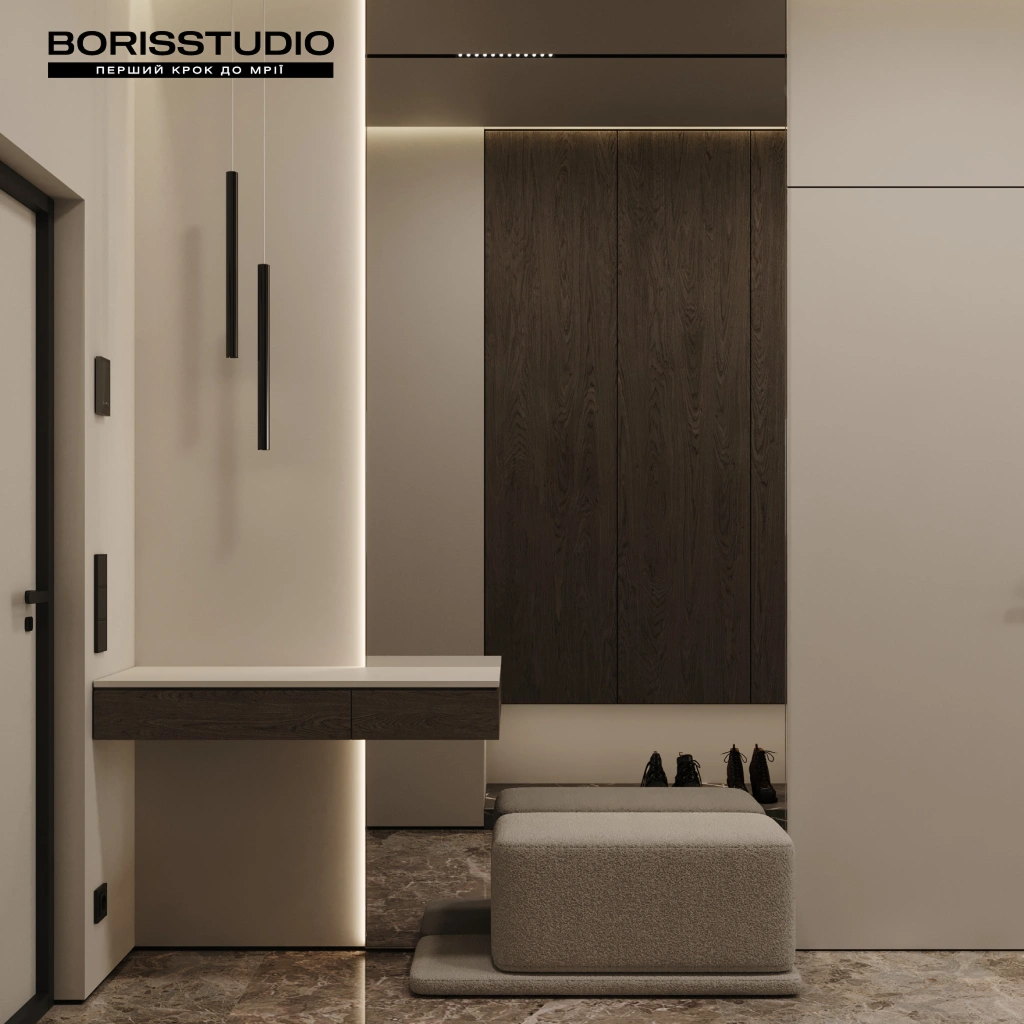 Передпокій у стилі мінімалізм