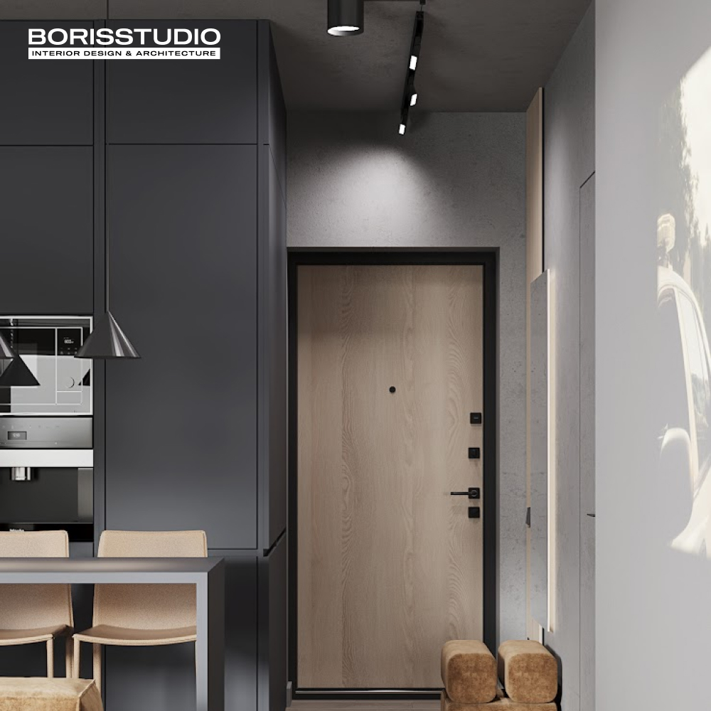 Дизайн-проект передпокою в ЖК Поділ Плаза