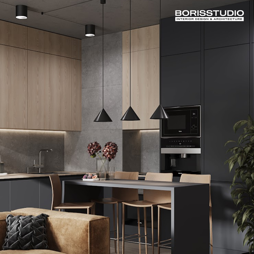 Дизайн-проект кухні в ЖК Поділ Плаза