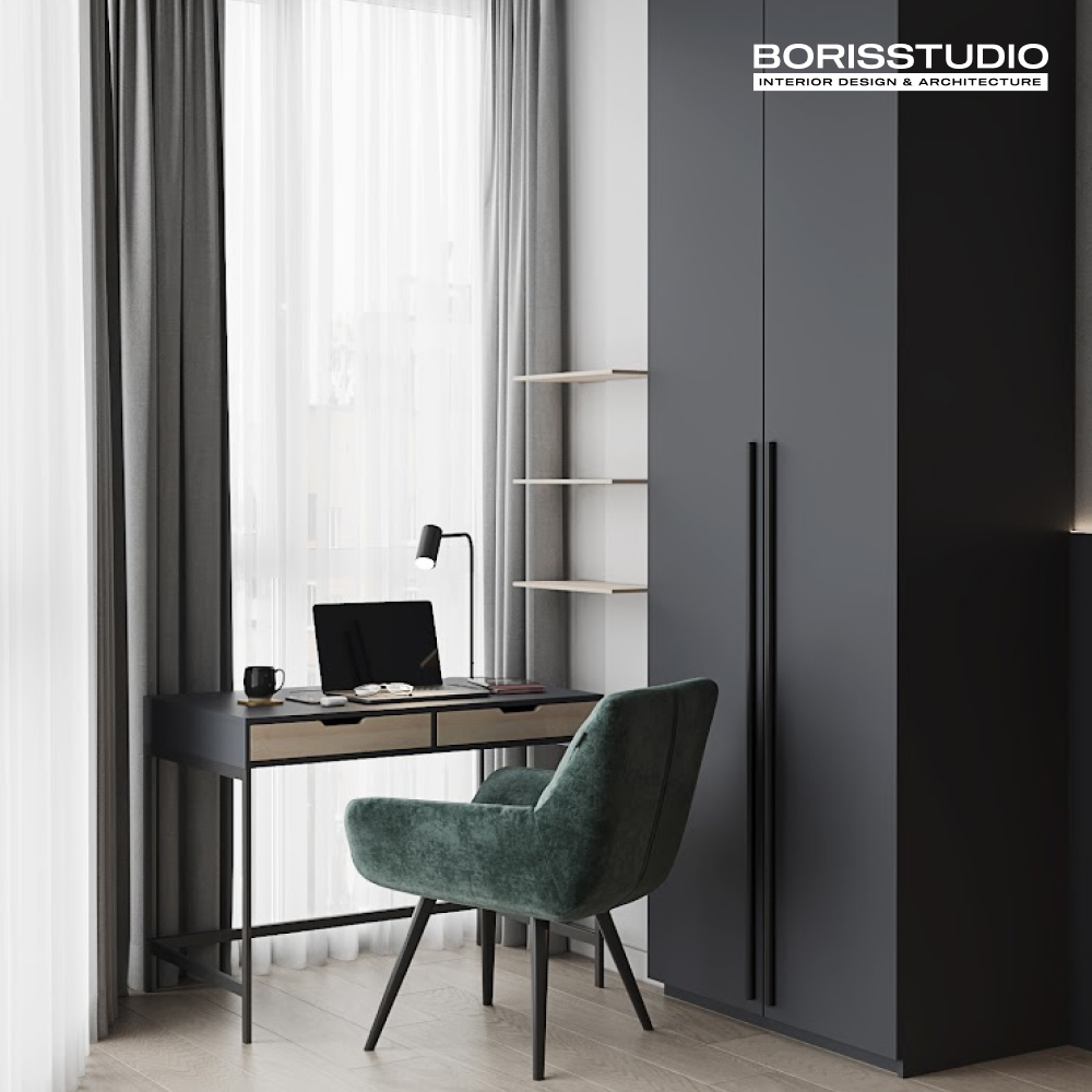 Дизайн-проект кабінету в ЖК Поділ Плаза