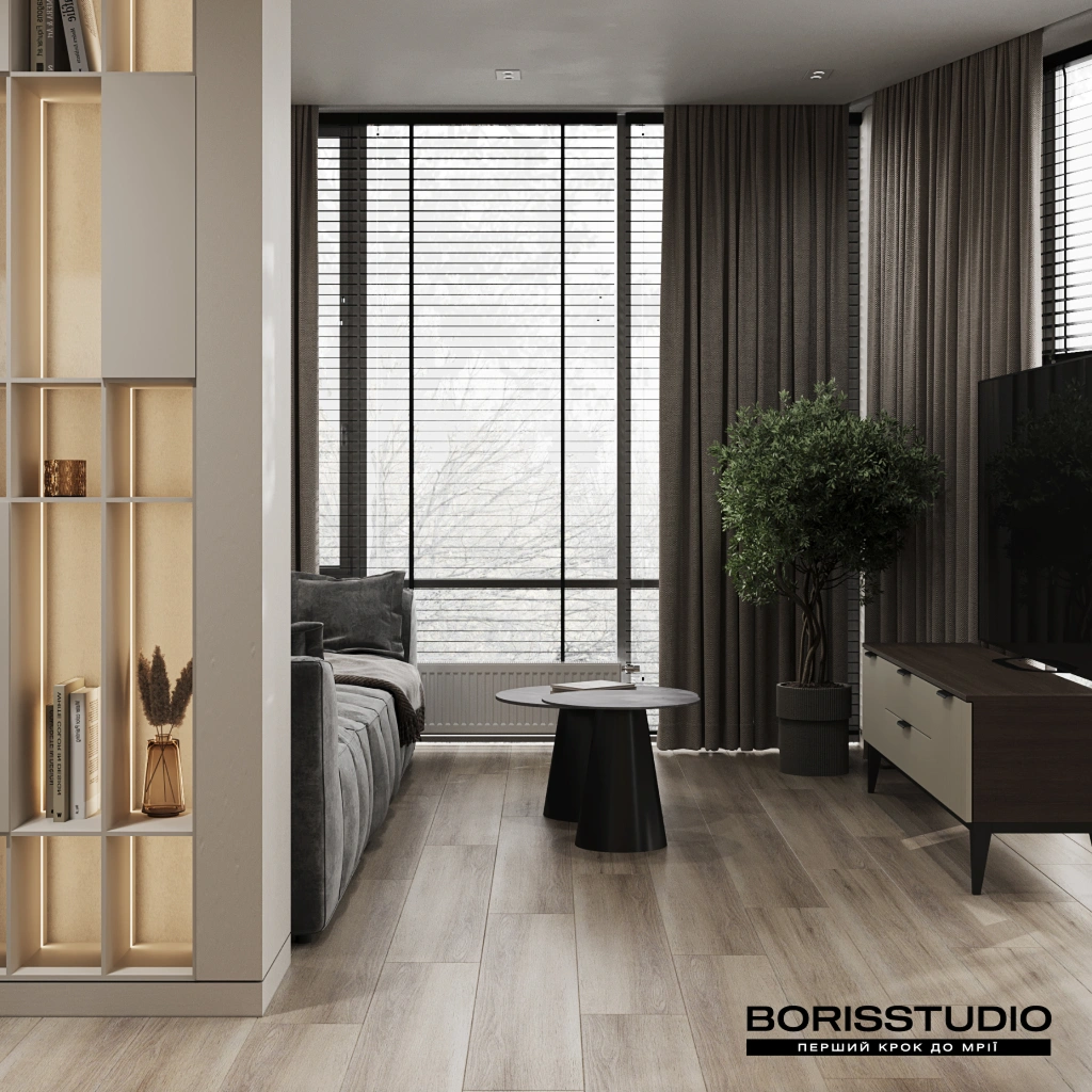 Пол в интерьере в стиле минимализм