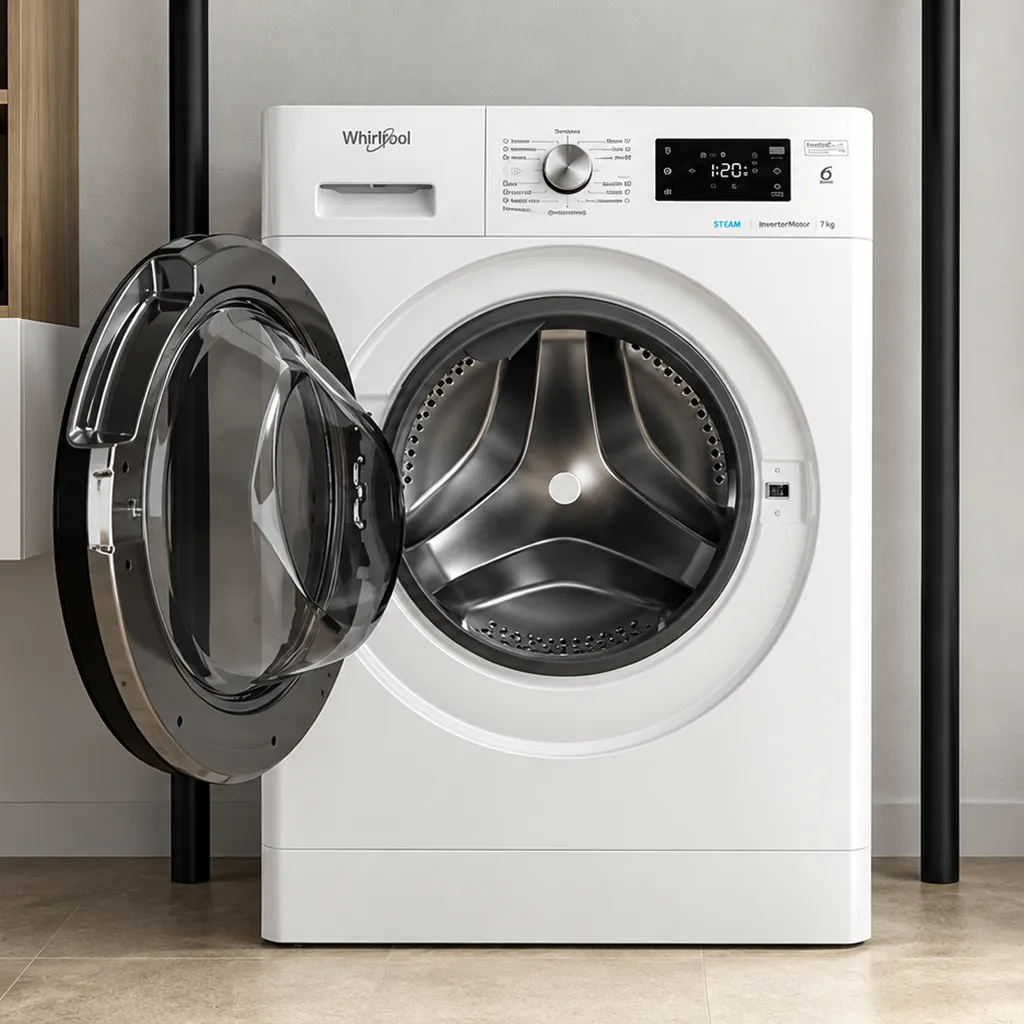 Пральна машина whirlpool в інтер'єрі