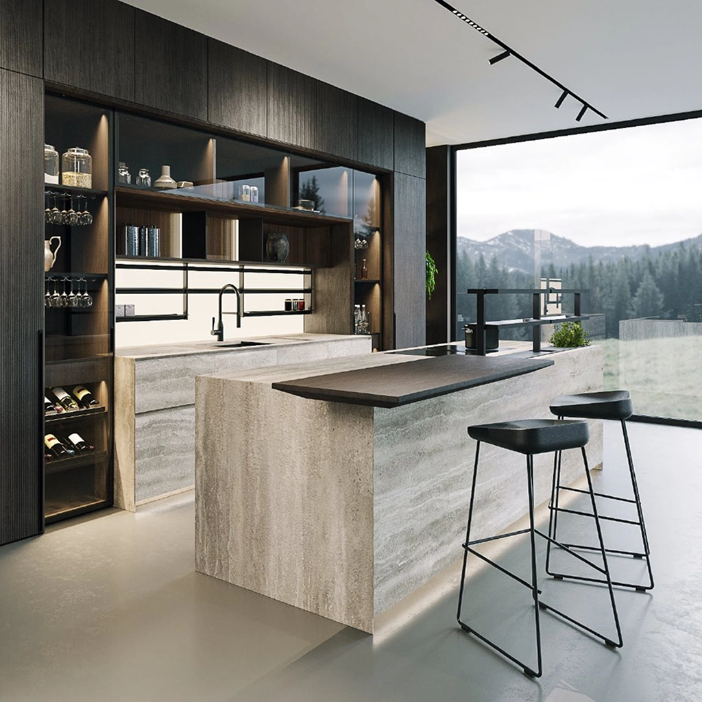 Просторная кухня ELIO с островом