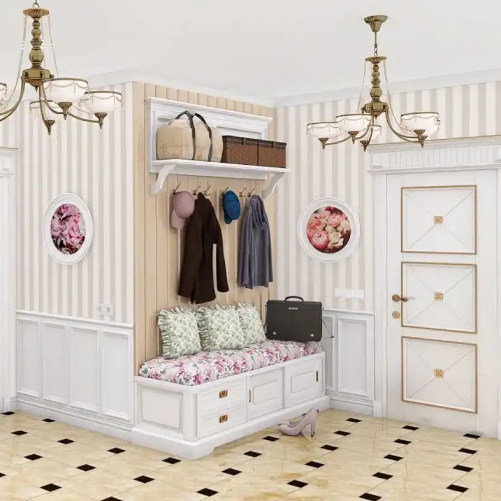 Дизайн-проект інтер'єру передпокою в стилі прованс