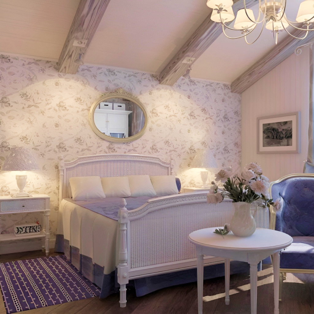 Дизайн інтер'єру спальні в стилі прованс