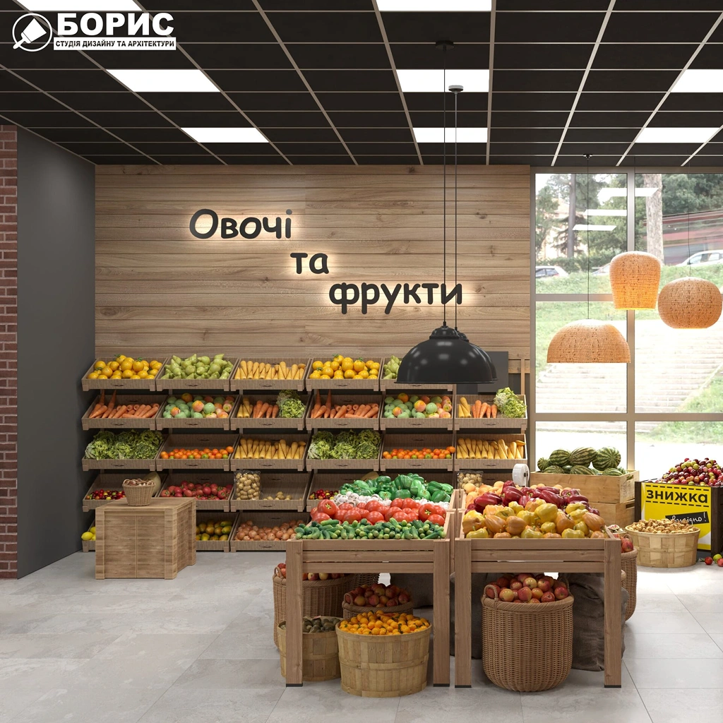 Ремонт супермаркета Киев