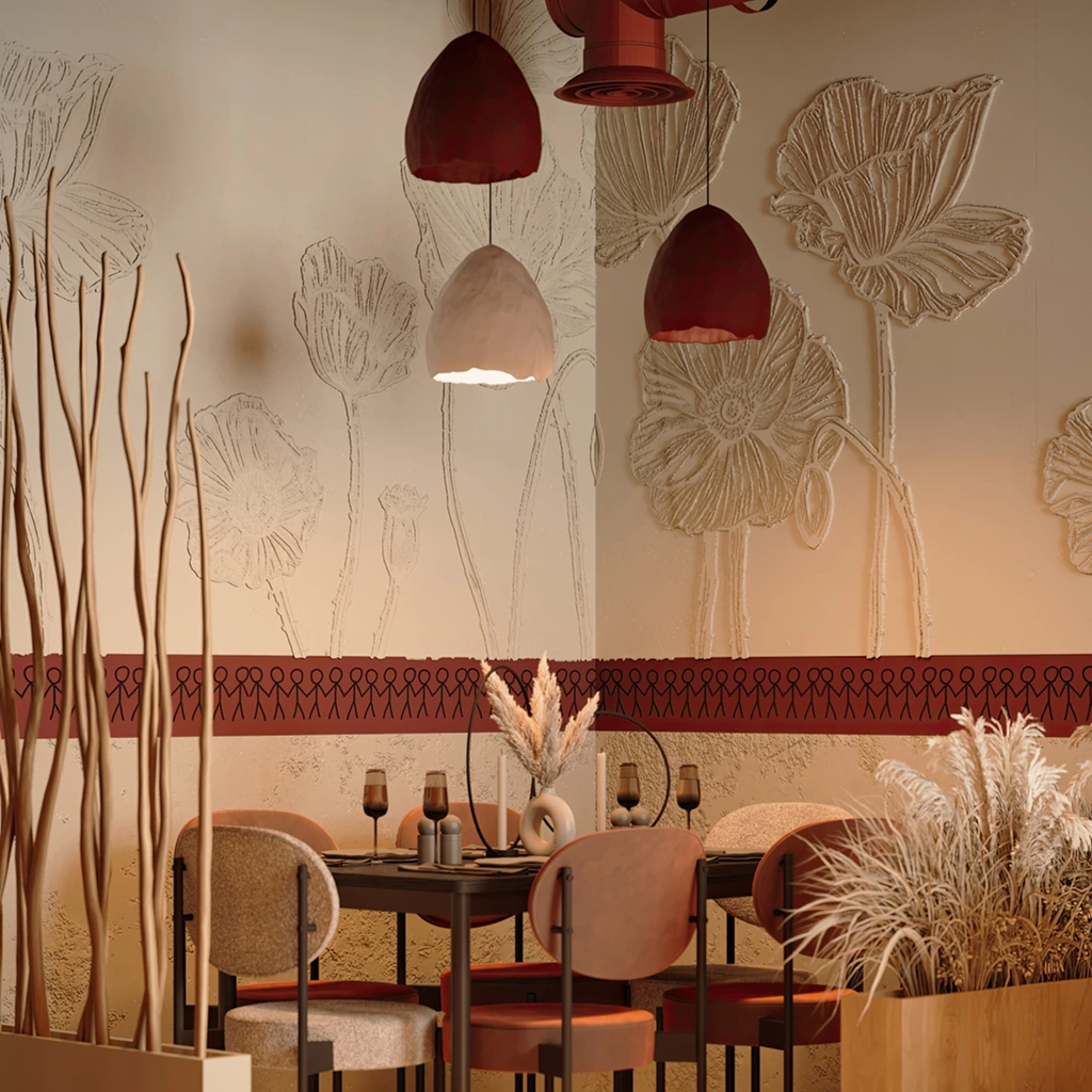 Ресторан украинской кухни интерьер