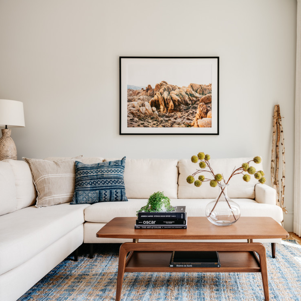 Дизайн-проект інтер'єру вітальні у скандинавському стилі