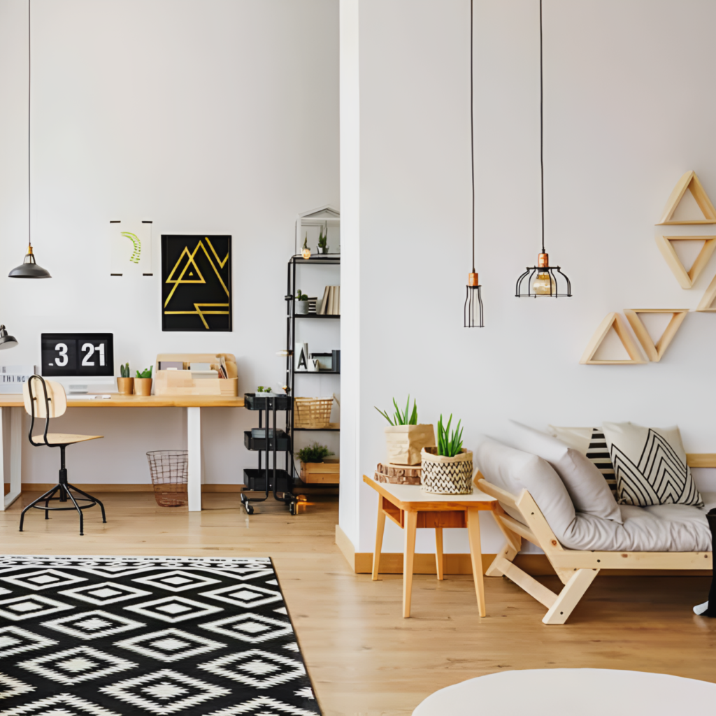 Дизайн-проект інтер'єру квартири у скандинавському стилі