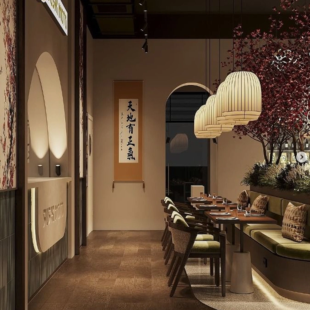 Східний стиль у дизайні кафе та ресторанів