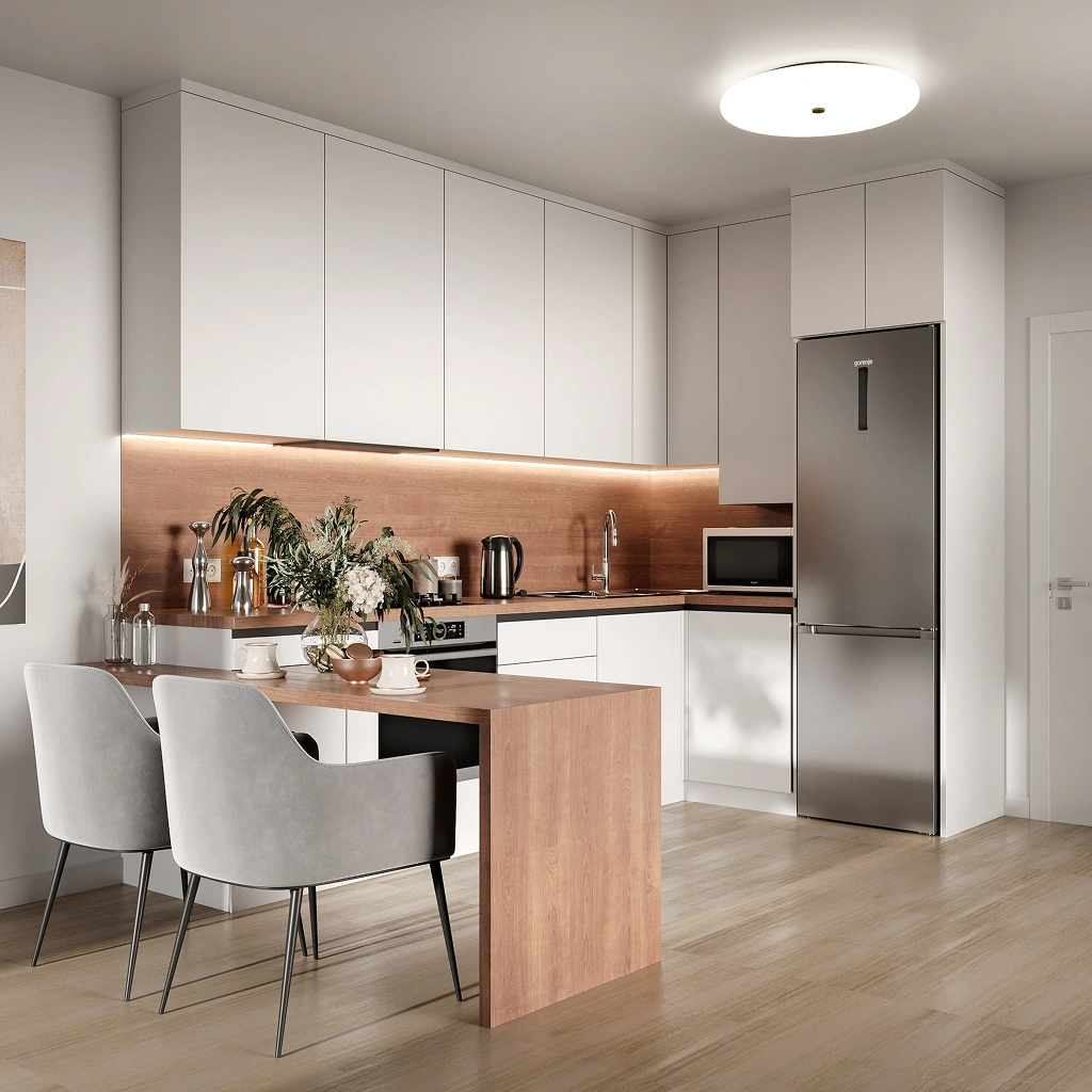 Современная кухня pvm с минималистичным дизайном