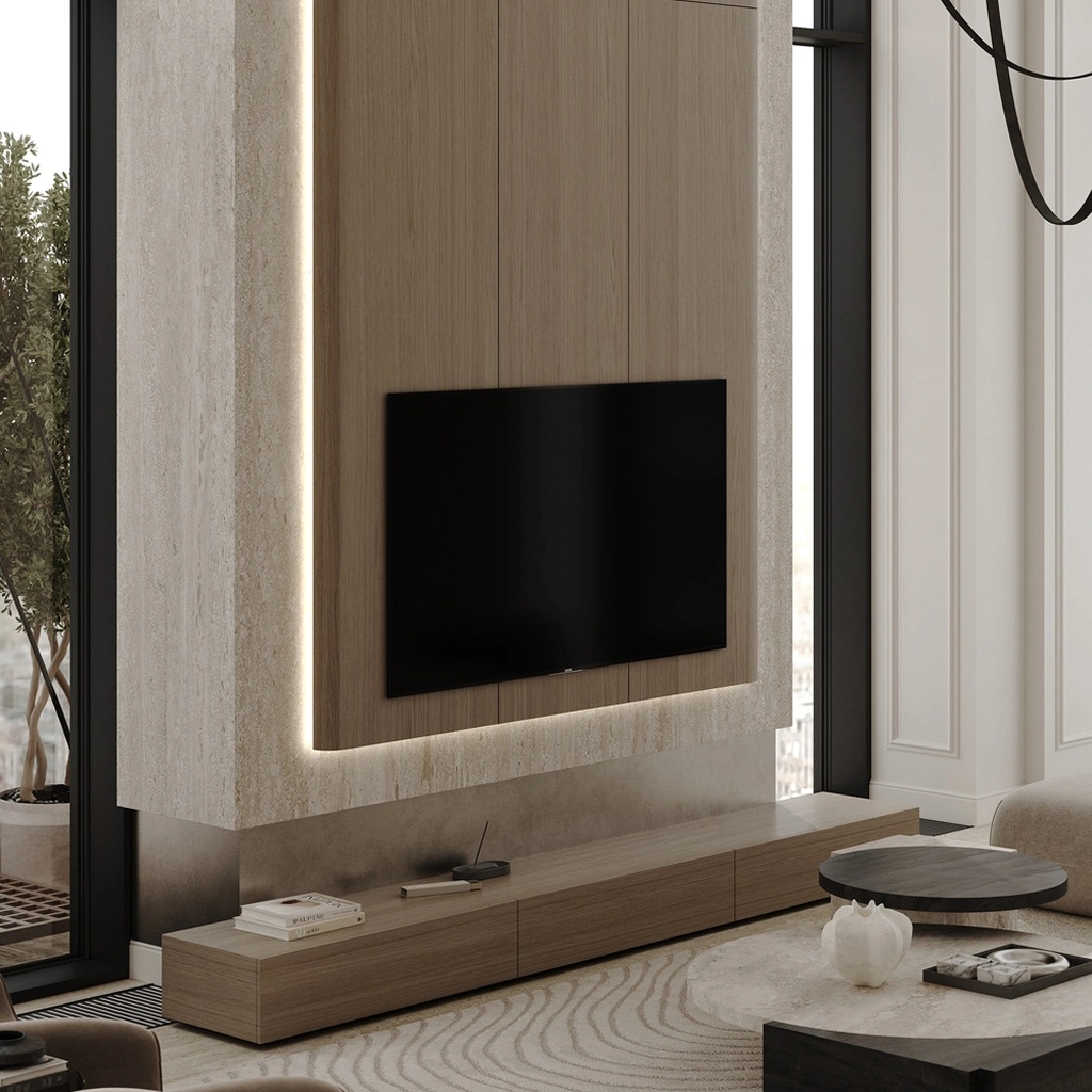 Стены в квартире в стиле модерн