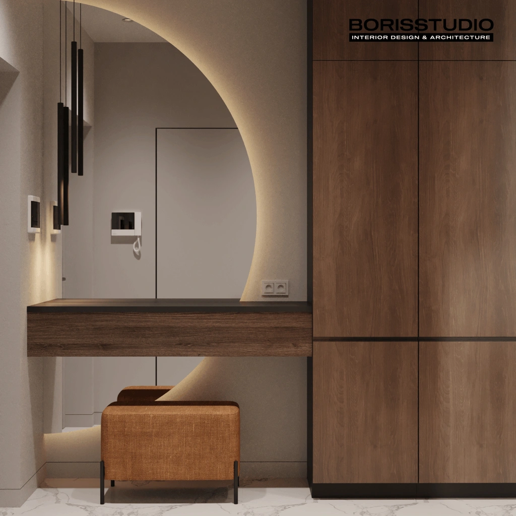 Стриманий дизайн інтер'єру передпокою