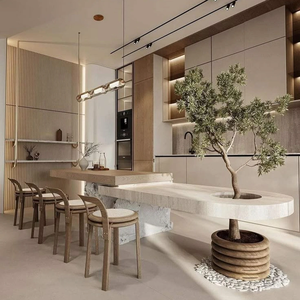 Сучасний дизайн кухні в екостилі