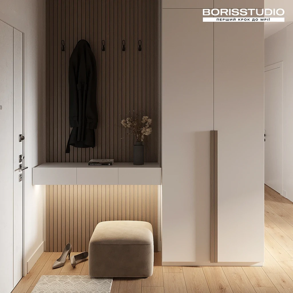 Сучасний передпокій у скандинавському стилі