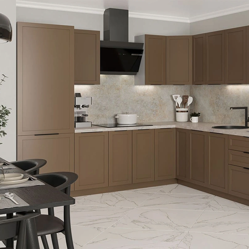 Угловая кухня green line