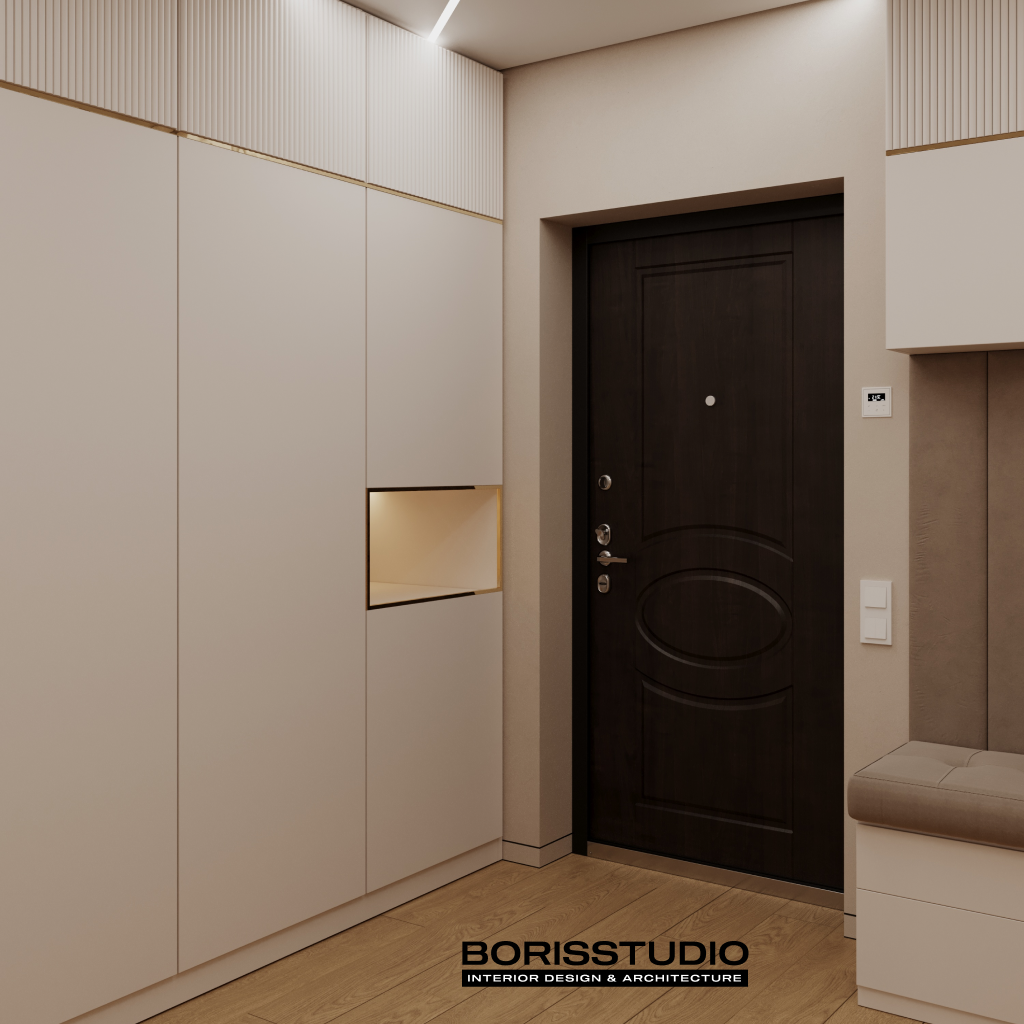 Дизайн інтер'єру двокімнатної квартири в ЖК "Адмірал", Фото №10