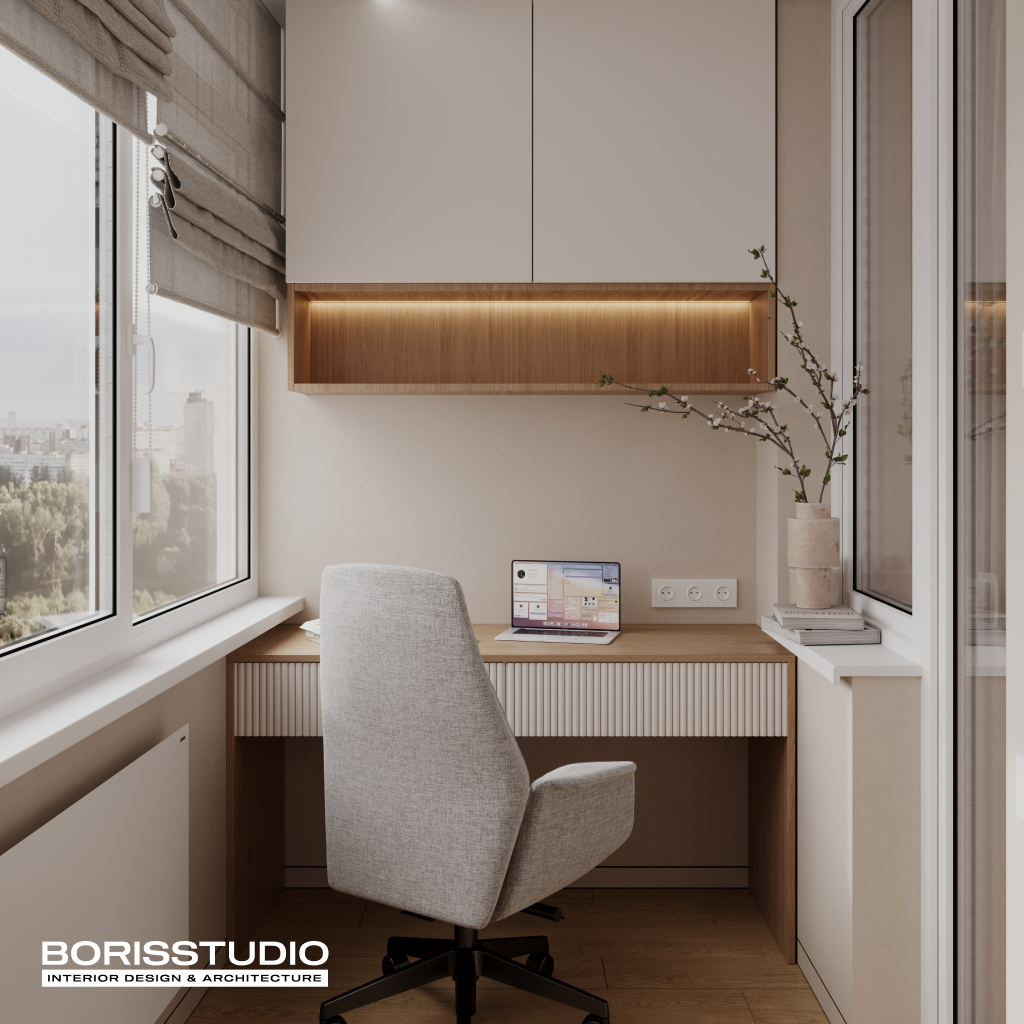 Дизайн інтер'єру двокімнатної квартири в ЖК "Адмірал", Фото №17