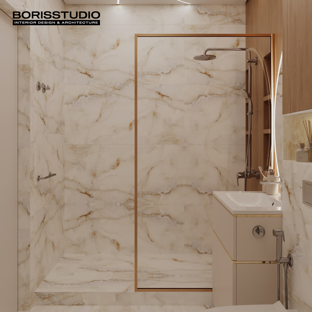 Дизайн інтер'єру двокімнатної квартири в ЖК "Адмірал", Фото №3