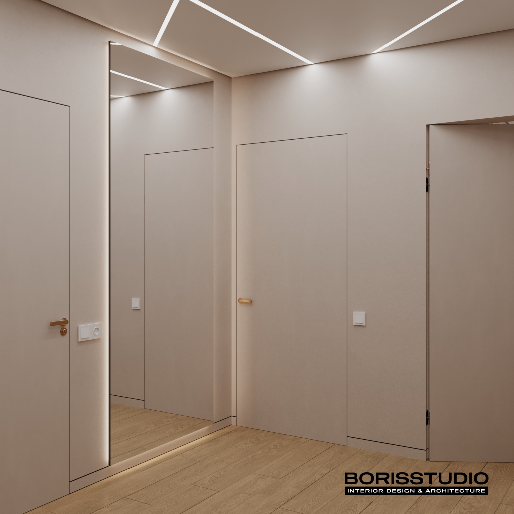 Дизайн інтер'єру двокімнатної квартири в ЖК "Адмірал", Фото №6