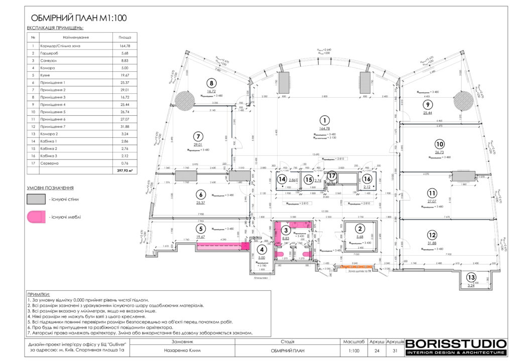 Альбом проекту офісу в БЦ "Gulliver", фото №25