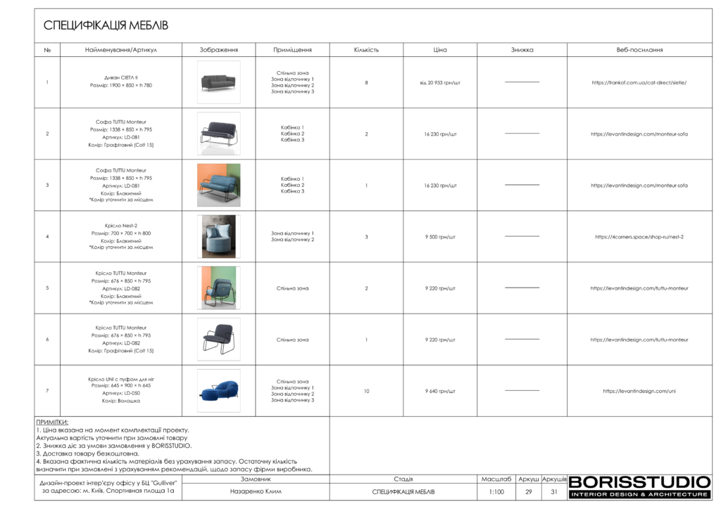 Альбом проекту офісу в БЦ "Gulliver", фото №30