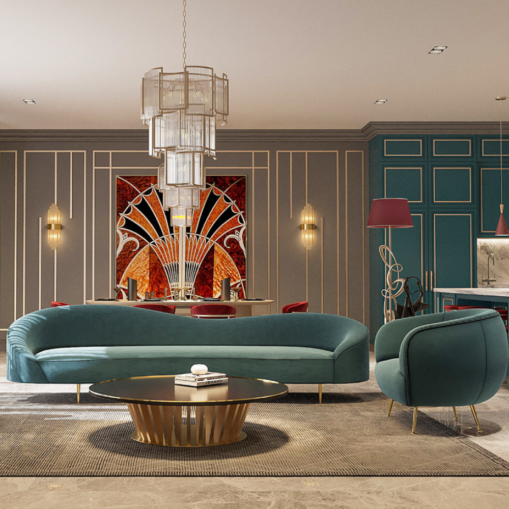 Дизайн-проєкт інтер'єру у стилі арт-деко №10