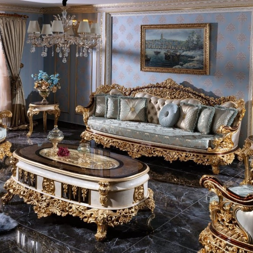 Бароко в інтер'єрі вітальні