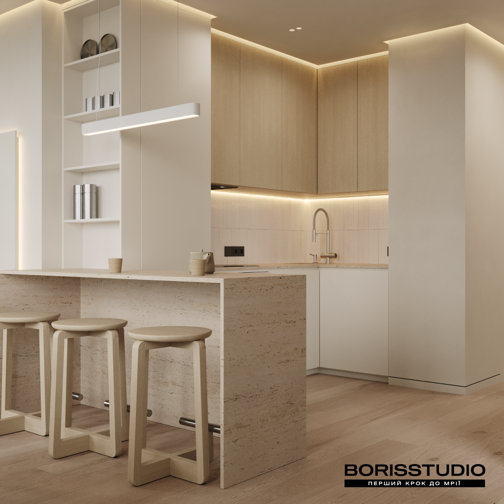 Бежевый цвет в дизайне интерьера квартиры