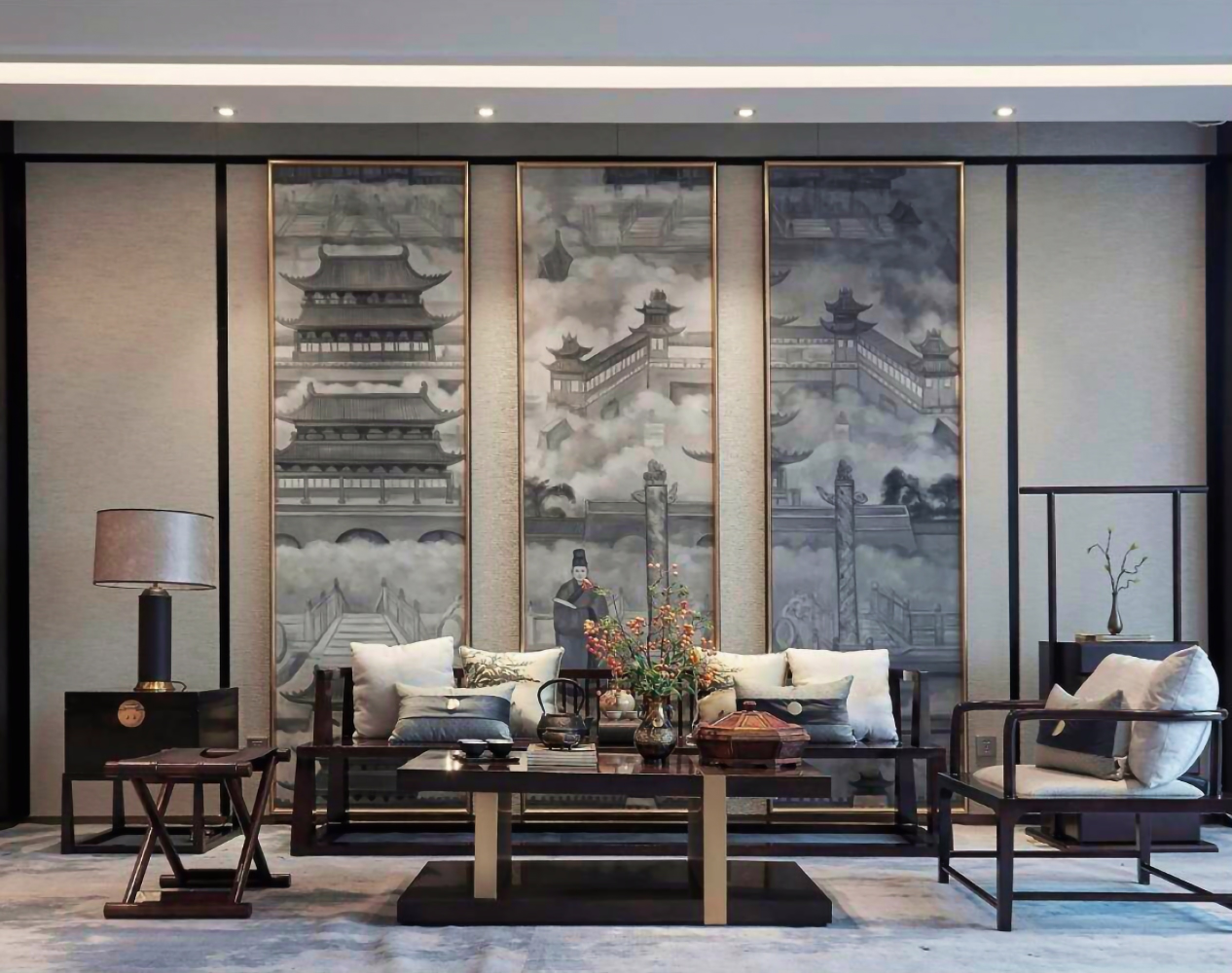 Інтер’єр будинку в китайському стилі №4