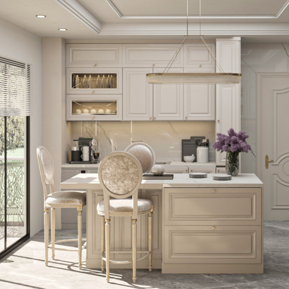 Дизайн інтер'єру кухні в класичному стилі