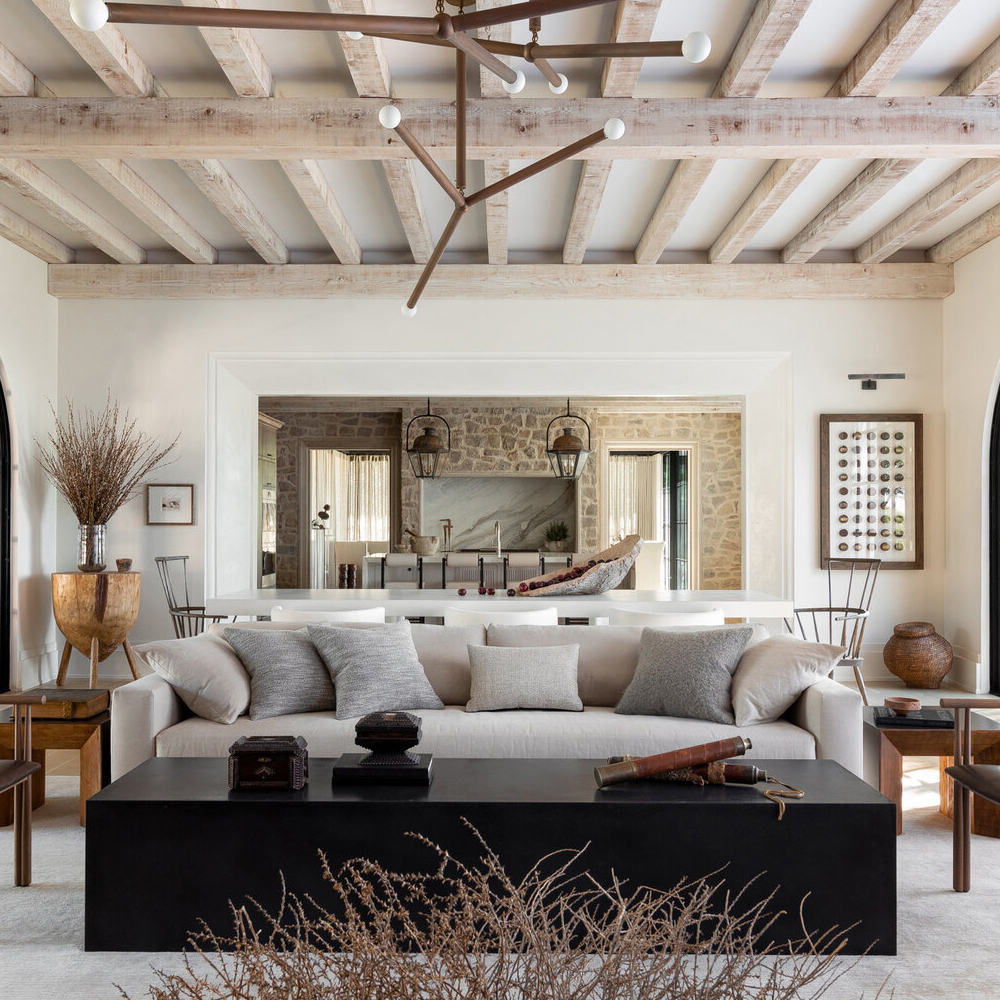 Дизайн-проект інтер'єру вітальні в кантрі стилі