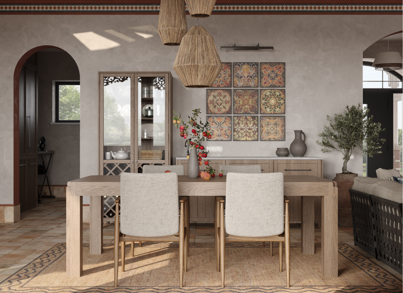 Дизайн інтер’єру у сільському стилі №1