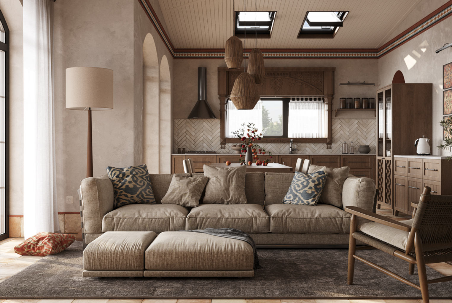 Дизайн-проєкт інтер’єру у сільському стилі №2