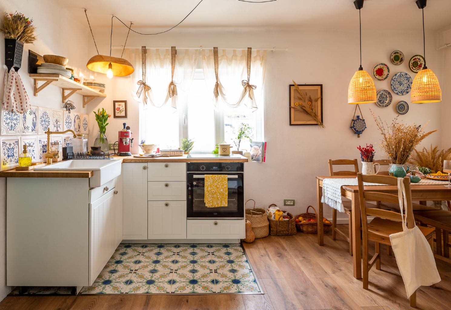 Інтер’єр будинку у сільському стилі №4