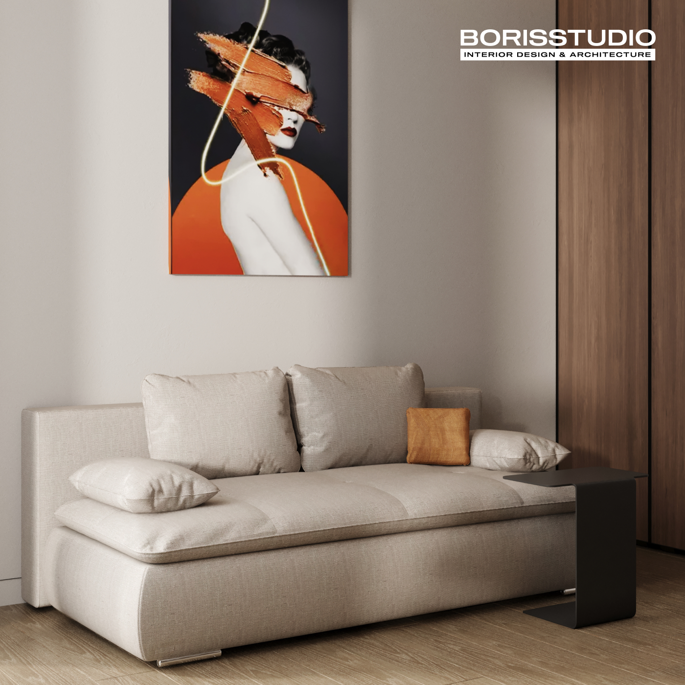 Дизайн інтер’єру чотирикімнатної квартири у Києві №5