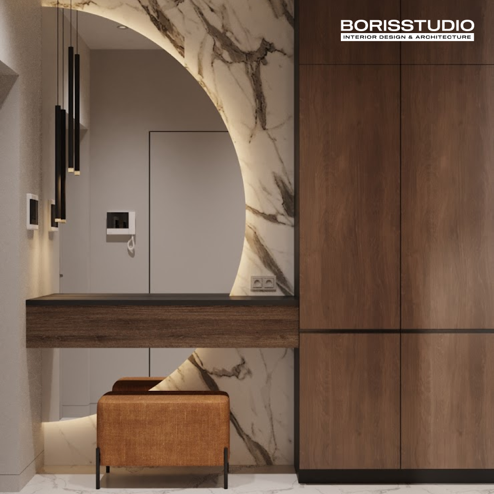 Інтер'єр передпокою будинку в сучасному стилі