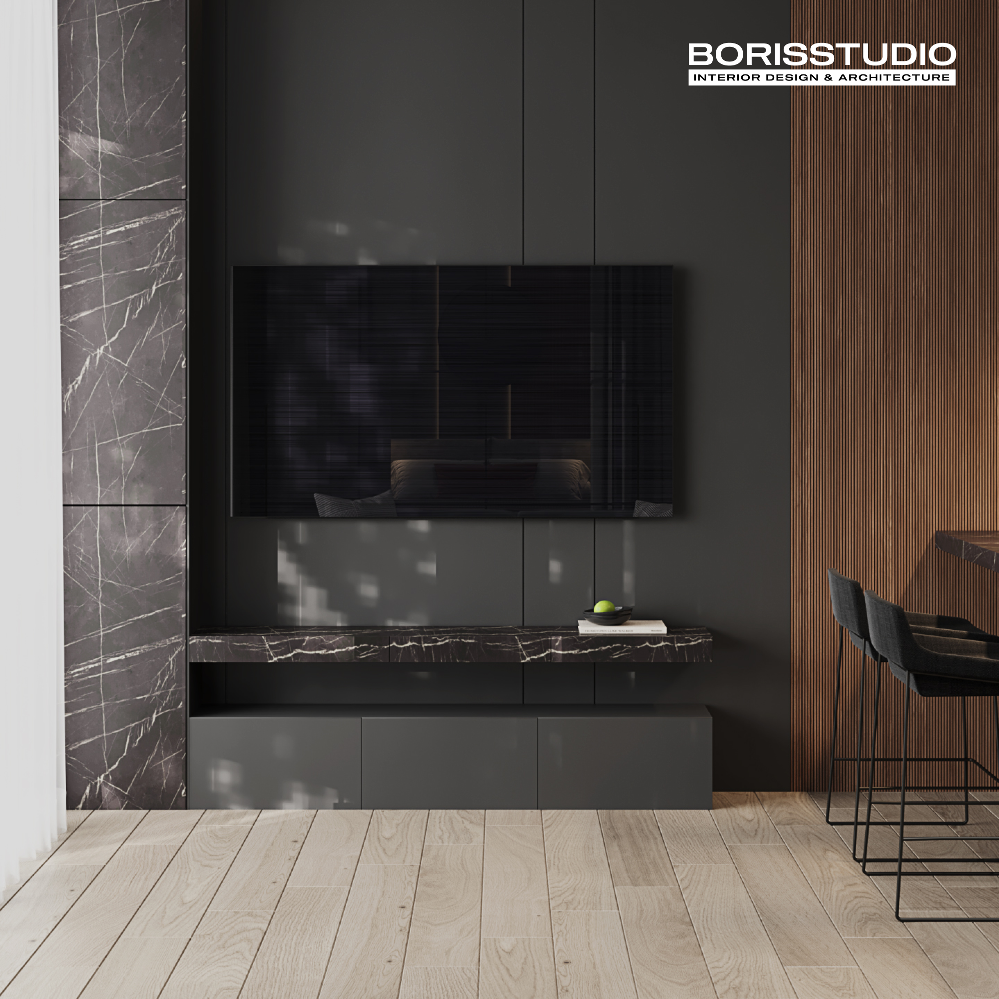 Дизайн двокімнатної квартири у Києві №2