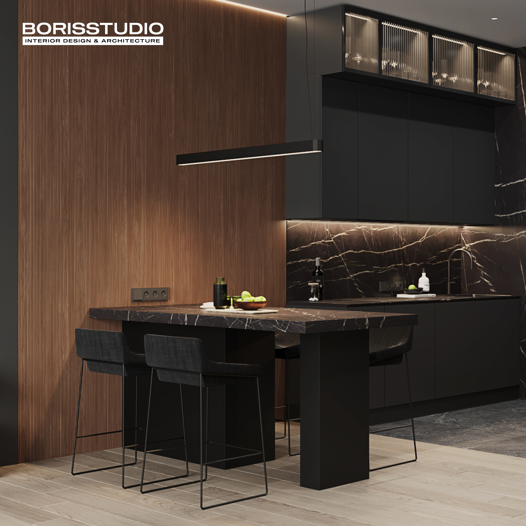 Дизайн двокімнатної квартири під ключ у Києві №4