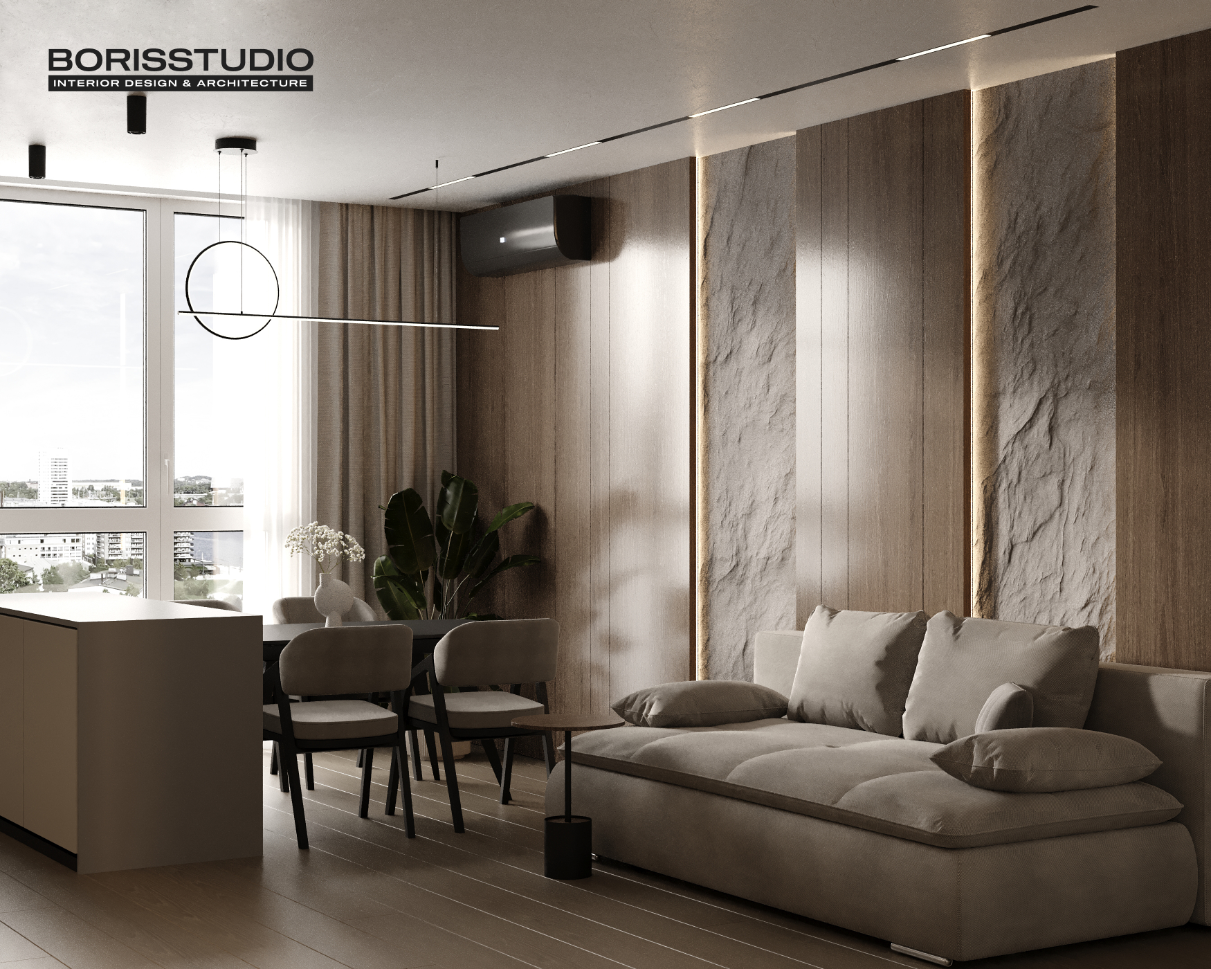 Дизайн квартири-студії у Києві №3