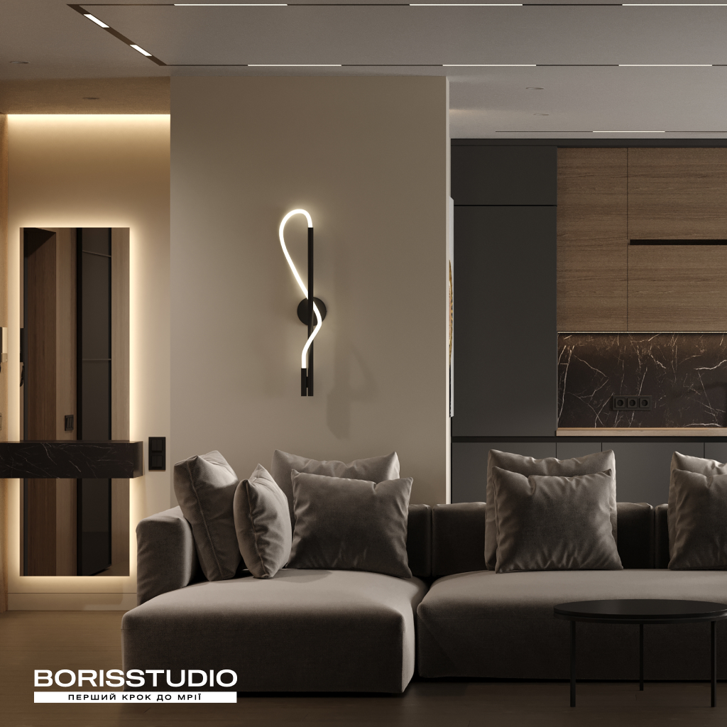 Дизайн інтер'єру квартири у новобудові