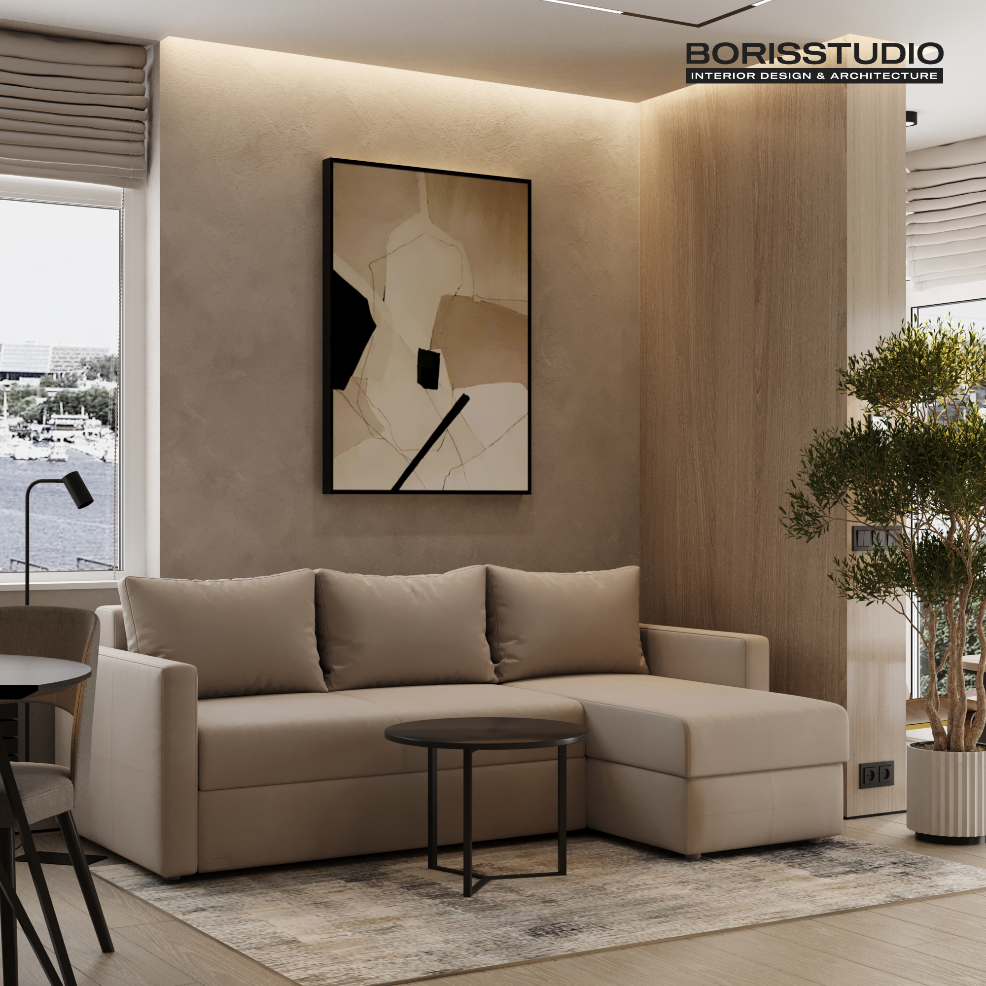 Дизайн-проект однокімнатної квартири у Києві №2