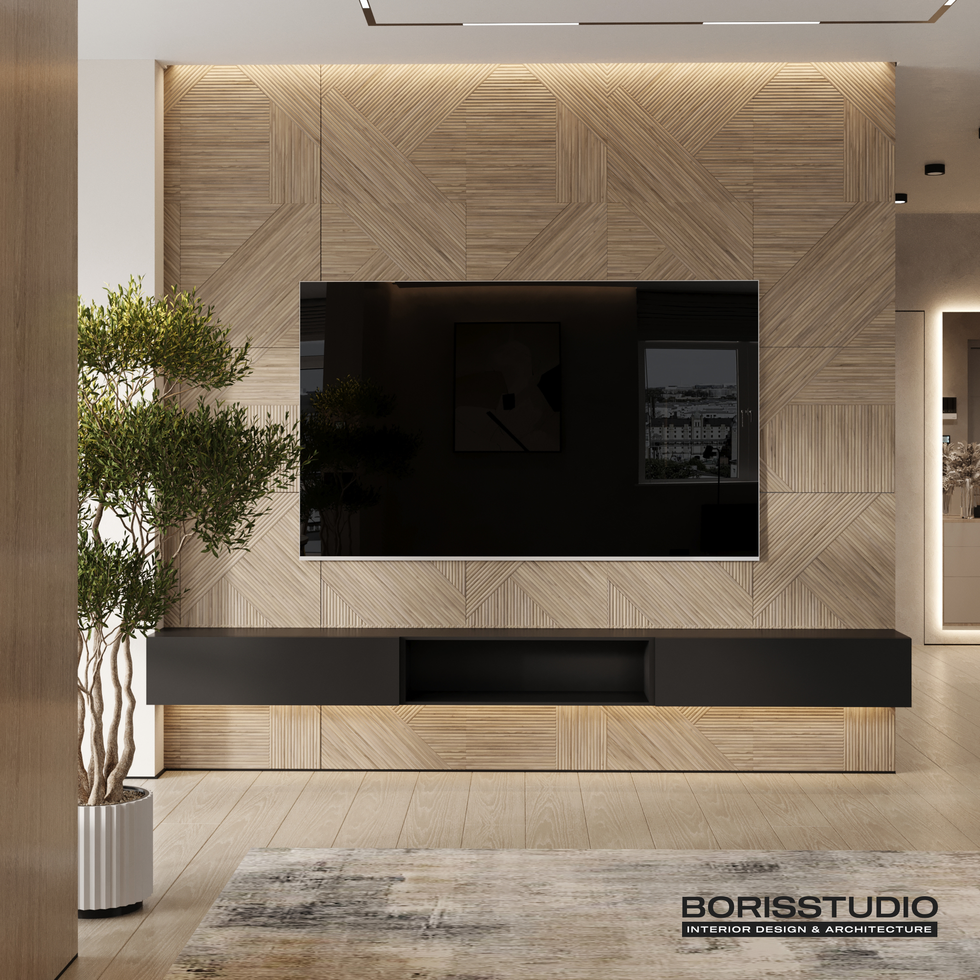 Дизайн однокімнатної квартири у Києві №3