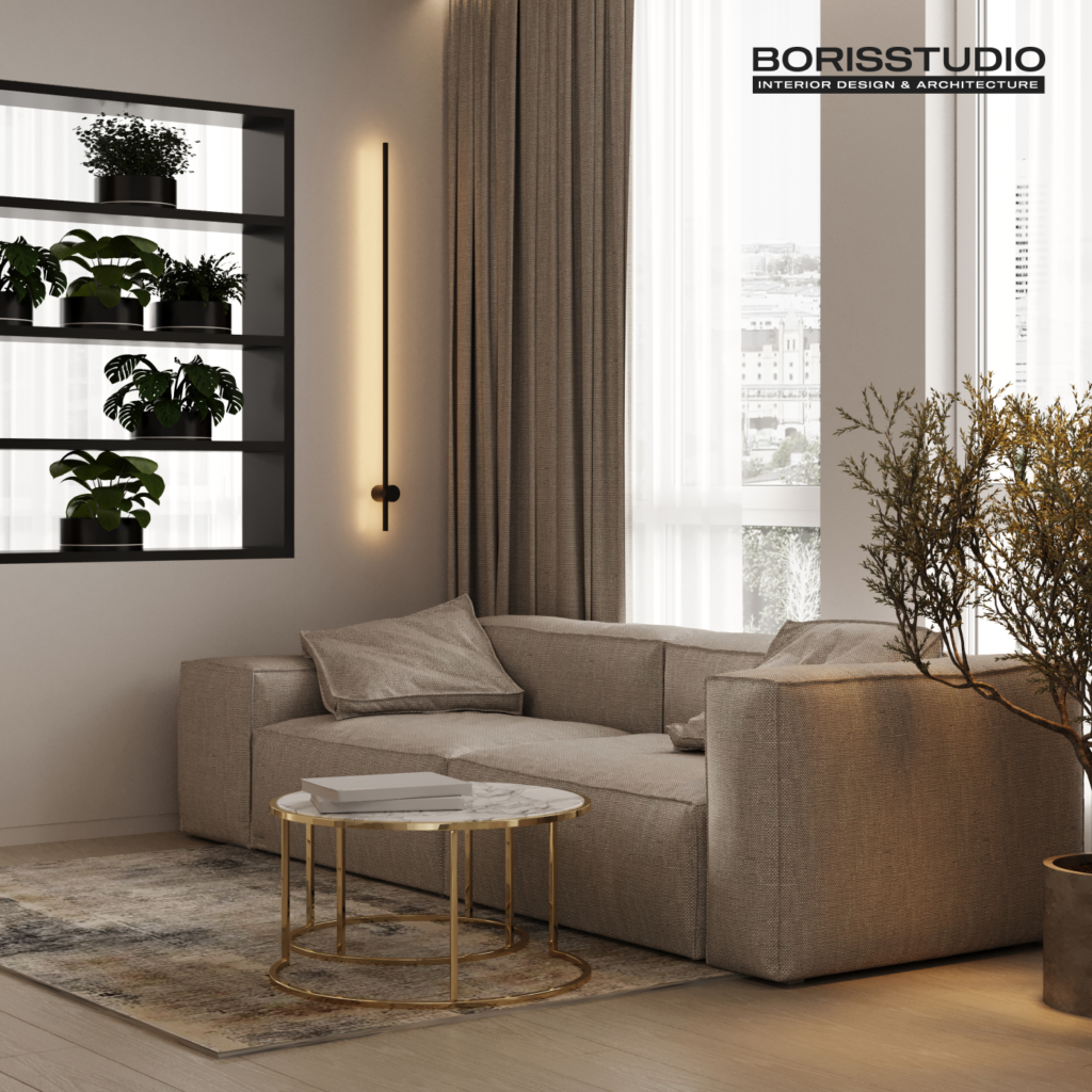 Дизайн трехкомнатной квартиры в Киеве №9