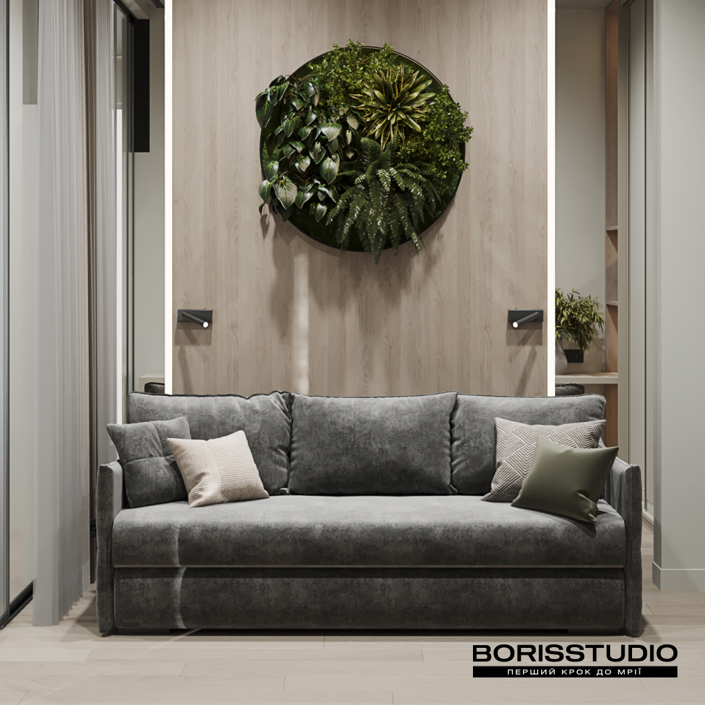 Дизайн-проєкт двокімнатної квартири у Харкові