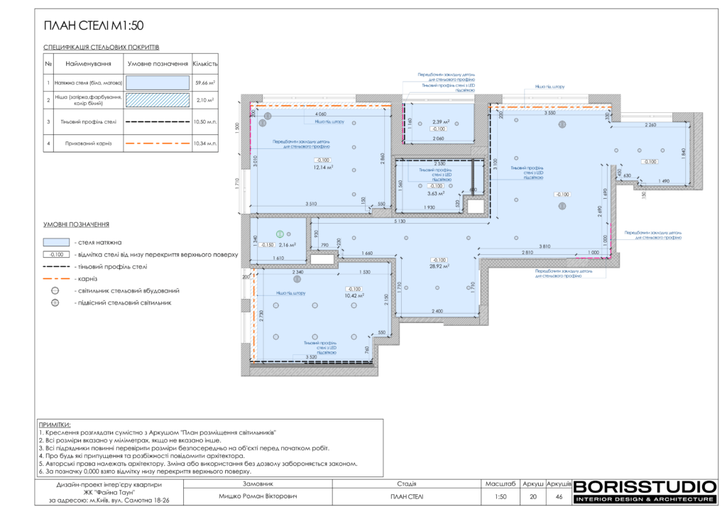 Дизайн інтер'єру двокімнатної квартири в ЖК "Файна Таун", альбоп проекту, фото №21