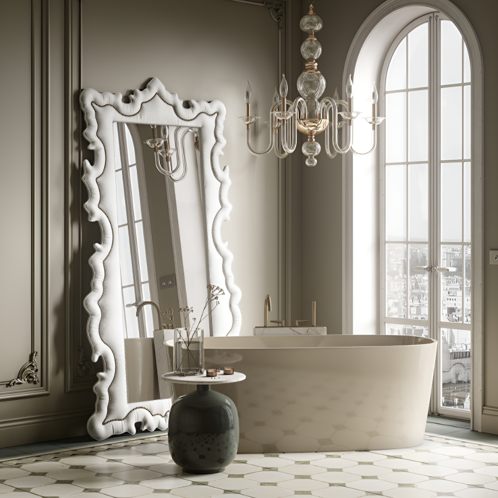 Дизайн інтер'єру ванної кімнати у французькому стилі